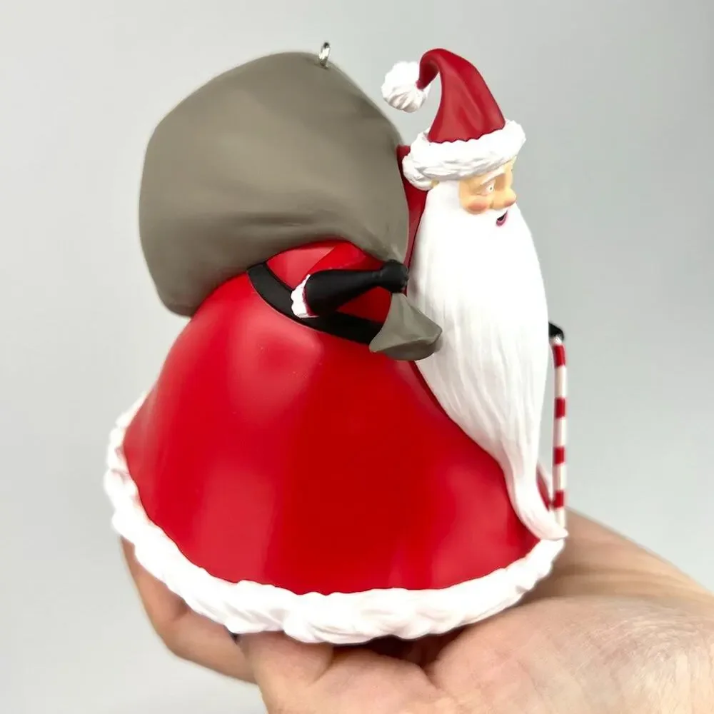 Hallmark Nightmare Before Christmas Santa Storyteller Ornament & Power Cord
